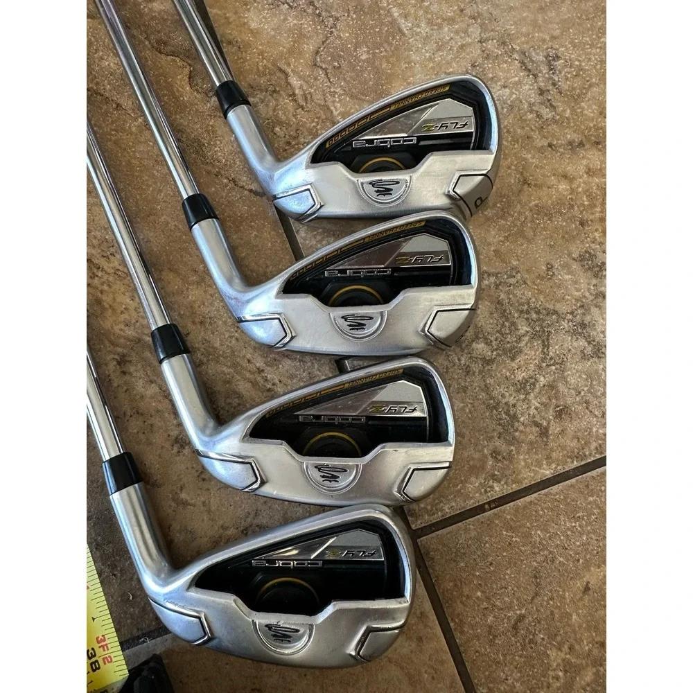 Cobra Fly Z Speed Channel 5,6,9,P Iron Set RH Stiff Flex Steel Shaft